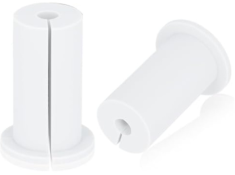 Faeymth 2 Stk. Kabeldurchführungs-Kit für, Kabeldurchführungsbuchsen für 1-Wandloch, Ethernet-Kabel-Wanddurchführung,
