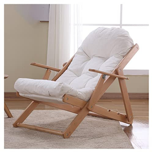Chaiselongue für den Innenbereich, Moderne Schwerelosigkeitsstühle, Liegestuhl für den Garten, zusammenklappbarer tragbarer Liegestuhl mit Kissen, Einzelsofa für die Frei