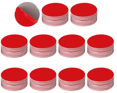 NHQZ 100 pezzi cuscinetti adesivi della sostituzione di doppio lato compatibili con il disco di parcheggio elettronico di Lite del parco di Needit(10 * 10Mm)