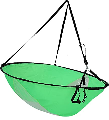ZJchao Navigation en Kayak, Voile de Vent de Kayak avec Conception Compacte en Polyester Kayak Voile pour Les Sports Nautiques (Rouge) (Green)