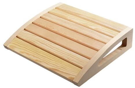 predolo Reposacabezas de Sauna de Madera, Equipo de Sauna Portátil para Mujeres/Hombres, Regalo para Amigos, Gimnasio
