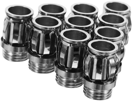 LIFKOME 10pcs Replacement Socket Fasteners Bulb Socket Fixing Clips Metal Lamp Fixators for Home Office Commercial Use