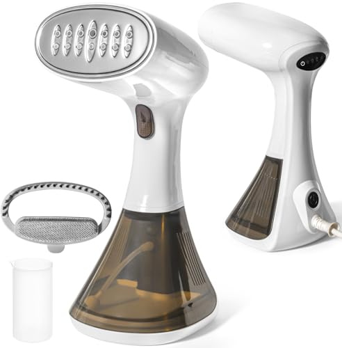 NXPZ Ferro da Stiro Verticale, 1600W Stiravapore Portatile, Riscaldamento Rapido 20 Secondi, Serbatoio Grande da 320 ml, 3 Modalità Vapore, Compatto e Portatile per Casa, Ufficio, Viaggi
