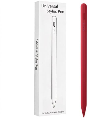 Stylus Pen für Samsung Galaxy Tab A11+/A11/A9+/A8/A7 Schreibstift für Lenovo M11 M10 M9 Idea Pro Tablet Eingabestifte Android 15/14 Pencil (Rot)