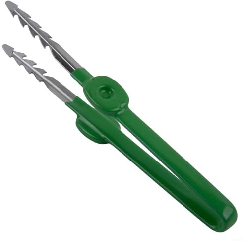 Eawfgtuw Pinzette Gartenwerkzeug Clip mit bequemem, tragbarem, zartem Pflanzengriff, geeignet für Gartenbau, Edelstahl, flexible Wartung, Pflege, Sukkulenten für &