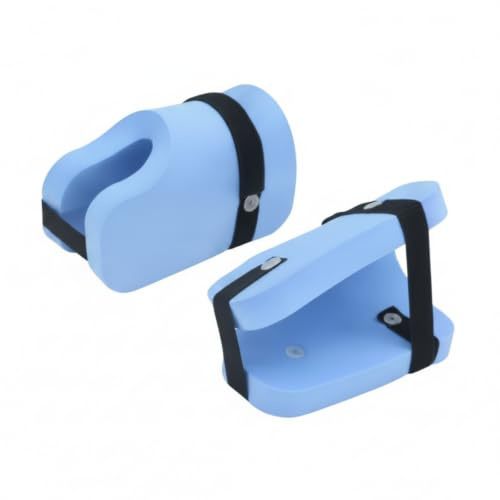 MotiveTech Manguitos Piscina Seguros Flotador para Principiantes, Adultos, Azul, Corto