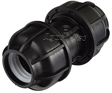 Agora-Tec® PP Fitting Verbinder | 32 mm PE-Rohr | 1 Zoll | 1 Stück | Material: PP | max. 10 bar | für Bewässerungs- & Beregnungsanlagen