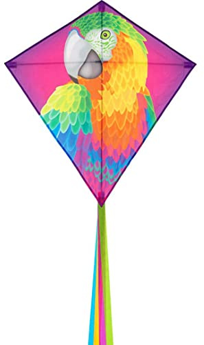 HQ Eddy Parrot Kinderdrachen klassisch, ab 5 Jahre für wenig Wind