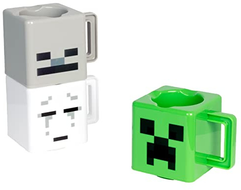 Tazas de Café Apilables de Minecraft, Juego de 3 Tazas de Minecraft