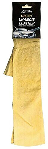 Sakarau Car Shammy Leather | Chamois Leather Cloth for Car Washing Cleaning Drying Towel | Super Absorbent, Low Linting | 54cm x 32cm