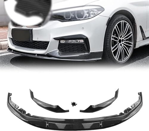 Auto Frontlippe Frontspoiler für BMW G30 5 Series M Tech Sport 520i 2017 2018 2019 2020, FrontstoßStange Spoiler Diffusor Separator, Kinn Splitter Body Kit