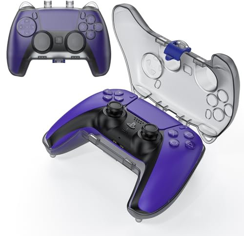 Tiiletzote Custodia per controller di gioco PS5, custodia protettiva per controller wireless Playstation 5 DualSense, custodia da viaggio per controller PS5, custodia da viaggio per controller PS5