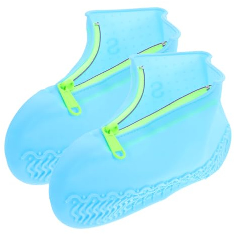 Happyyami Cubrezapatos Impermeable De Silicona Cubierta Protectora Antideslizante Reutilizable para Lluvia Barro Y Salpicaduras Fácil De Limpiar Y Plegar Talla S