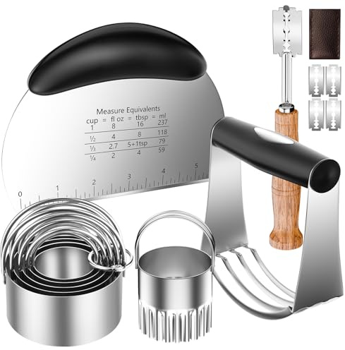 Pastry Cutter, Biscuit Cutter, Dough Scraper, Bread Lame