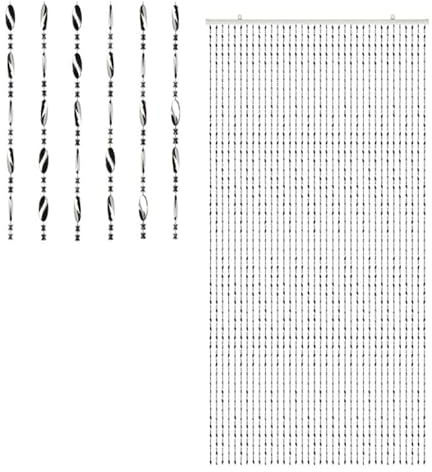 Acrylic Beaded Door Curtain Hanging FLy Screen Summer Blind (Silver Beaded Door Curtain)