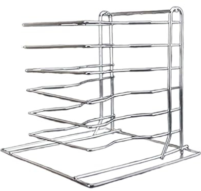 Baoblaze Pizza Rack Backrost, Wiederverwendbarer Tragbarer Platzsparender Pizzahalter, Pizzaständer für Picknick, Restaurants Party Catering, sechsschichtig