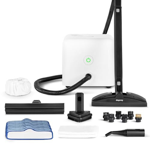 Pulitore a vapore multiuso Neat di Dupray per pavimenti, auto, uso domestico e altro ancora (Neat + 22 pezzi (Tamponi extra))