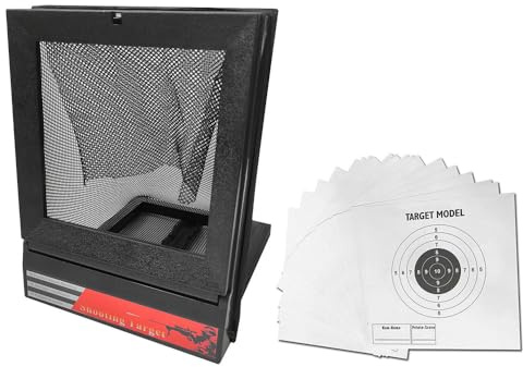 Sarini Air gevär riktar sig till airsoft målbollsfälla, mål med 20 målpapper boll fälla skivlåda mål