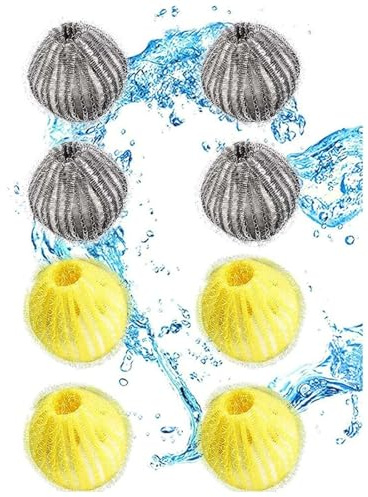 8 Packs Hair Ball for Washing Machine - Lint Catcher, Pet Hair Remover