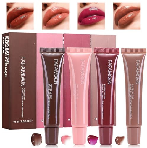 Gloss Repulpant Brillant,Lip Jam Hydrating Lip Gloss,Baume à lèvres Volumineux,Glitter Glossy Plumping Lipgloss,Gloss Liquide Hydratant,High Shine Glass Nude Colors Shiny Jelly Lip Glow Oil (4 Colors)