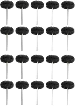 HDUNGM 10-50pcs Scouring Pad For Mini Drill Abrasive Brush 2.35mm Shank Buffing Wheel Nylon Fiber Grinding Sanding Head Polishing Tools