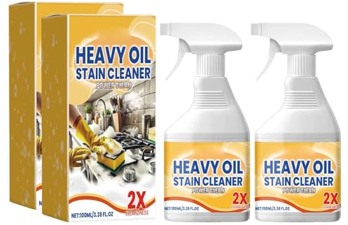 Kitchen Cleaner, 100mL Limescale and Grease Remover,Kitchen Spray, Surface Cleaner,Removes Grease, Grime & Nicotine Stains (2)