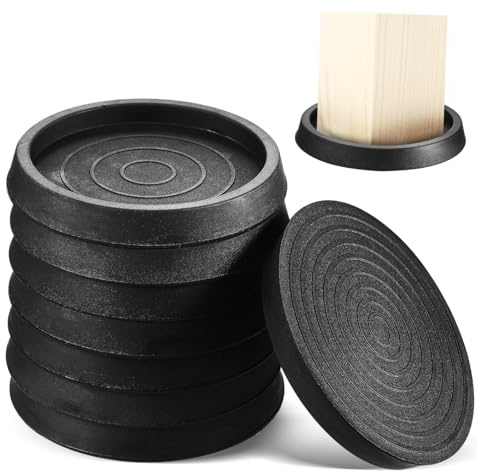 LOLIPPYY 8pezzi Piedini in Gomma Per Mobili Cuscinetti Antiscivolo Per Mobili Protezioni Per Pavimenti Tappi in Gomma Per Gambe Sedie Design Rotondo Per Prevenire Scivolamento e Graffi