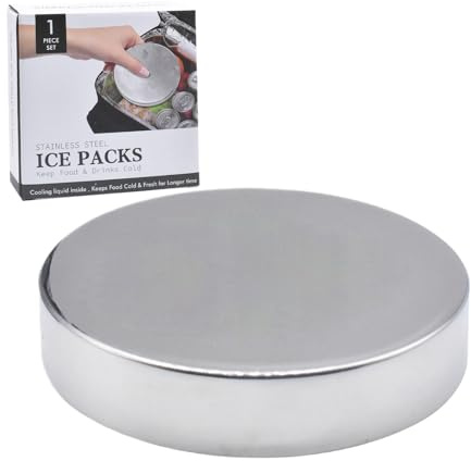 Frigoriferi Riutilizzabili - Accumulatori di Freddo A Lunga Durata Congelamento Rapido | Pacchetti di Ghiaccio Portatile per Borsa Pasto Picnic Campeggio Escursioni Cucina Esterna