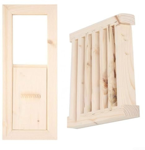 Panel de rejilla de ventilación de madera para sauna con rejillas ajustables para un flujo de aire adecuado en sauna o sala de vapor, resistente al calor y a la humedad, acabado suave para relajación