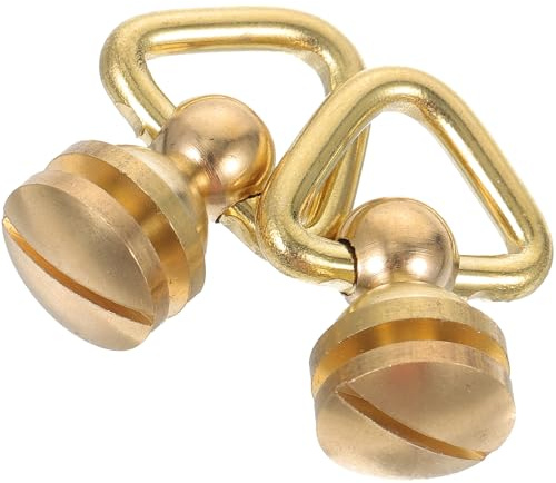 SEWACC 2pezzi Ferramenta per Borse Anello Rivetti Girevoli per Sostituzione di Borchie Accessori per Borse e Zaini Parti per e Custodie Fai da Te