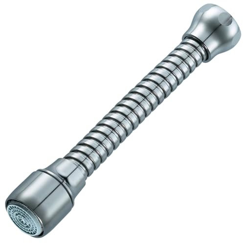 Schläfer 121510 | Aérateur Universel M22 avec Tuyau Flexible (13cm) Chromé, Économie d'Eau, Filtre pour Robinet, Brise-jet Femelle M22x1 Compatible Neoperl Cascade,