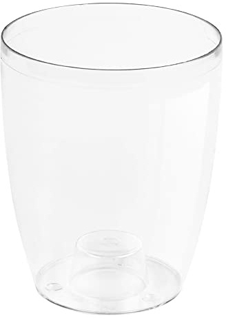 Prosper Plast DUOW130P-CPNO 13.2 x 16 cm Coubi Flowerpot - Transparent