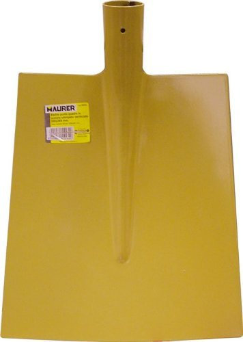 Pala Badile Quadro a Punta Quadra in acciaio Stampato N°1 misura 265x305 mm Maurer