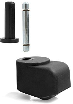 Design61 Walzenrolle Möbelrolle Möbelrollen Möbel Bodenschutz Rolle Lenkrolle Gummirolle mit Stift und Hülse