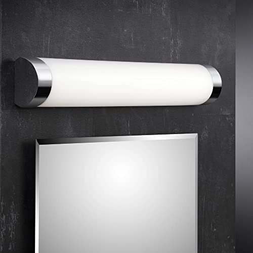 Trango 2073 Modern LED 10 Watt Spiegelleuchte IP44 mit Memoryfunktion & *CCT* Farbtemperatur einstellbar 3000K-4000K-6000K Wandlampe L: 615mm Badleuchte, Schminklicht, Badezimmerlampe, Unterbauleuchte