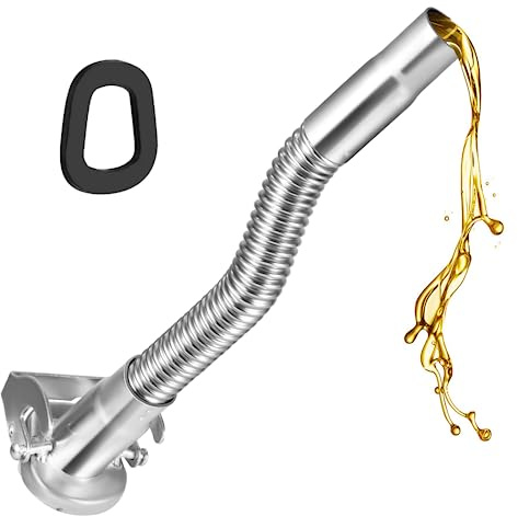 PEESHON Metall Ausgießer für Benzinkanister,Ausgießer Kanister,Ausgießer Flexibel für Metall Benzinkanister Kraftstoffkanister für 5, 10 und 20 Liter Metallkanister