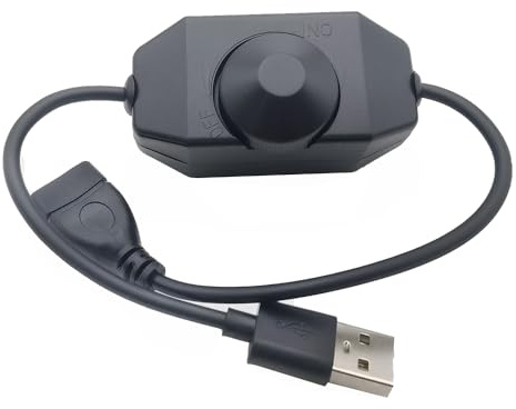Pulsante LED USB dimmer DC 5 V banda luminosità regolabile interruttore controller spina per 5050 3528 2835 5 Volt strisce luci (nero)