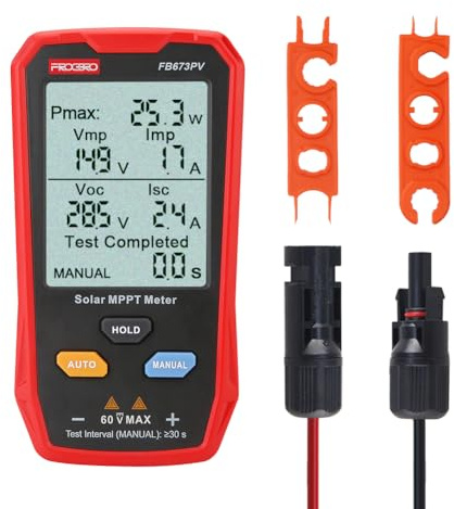 FrogBro Verbesserter 800W Solarpanel Tester(FB673PV)