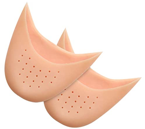 SEWOART Silicagel Zehenschutz Für Ballett Spitzenschuhe Und High Heels Weiche Silikon Gel Polster Mit Belüftungslöchern Hautfarben Druckverteilend Und Schmerzlindernd Für Tanzschuhe