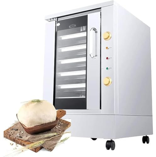 LBMED Máquina Fermentación, Tanque Fermentación Pan Comercial 6capas,Control Temperatura 0-60℃,Control Preciso Temperatura a 0, °C,Control Automático Humedad, para Pan, Yogur, Elaboración De Vino