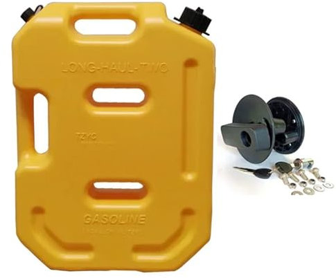 Bensinkanner Bränsleburk 10L förtjockad plastoljetrumma, bärbar och stor kapacitet, snabb tankning av reservbränsletank(6)