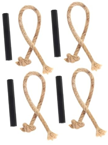 UPKOCH 4pièces Corde Allume-feu De Survie Briquet à Corde Urgence Outil Allume-feu pour Camping Et Extérieur Résistant Au Vent Et Aux Intempéries