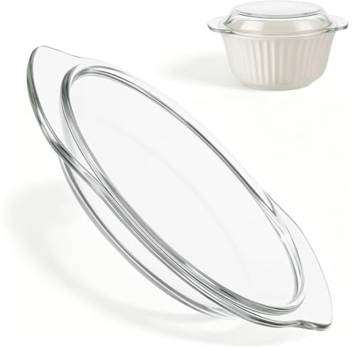 Lurrose Glasdeckel Für Mikrowelle Schutzdeckel Mikrowelle Aus Glas Mikrowellen Deckel Für Teller Abdeckhaube Für Mikrowellen Für Aufwärmen Und Spritzschutz Im Ofen 7.32 Zoll