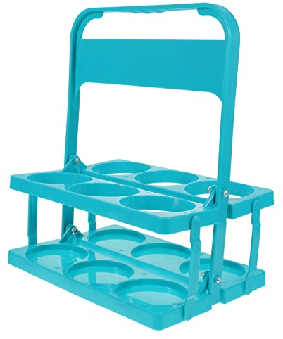Ciieeo Portabebidas Plegable para Soporte de Cerveza Portavasos de Plástico para Picnic y Portavasos Reutilizable Diseño Compacto