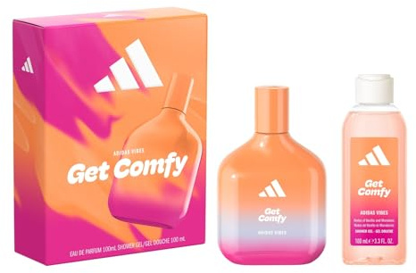 adidas, adidas Vibes Get Comfy presentförpackning med Eau de Parfum 100 ml och duschskum 100 ml