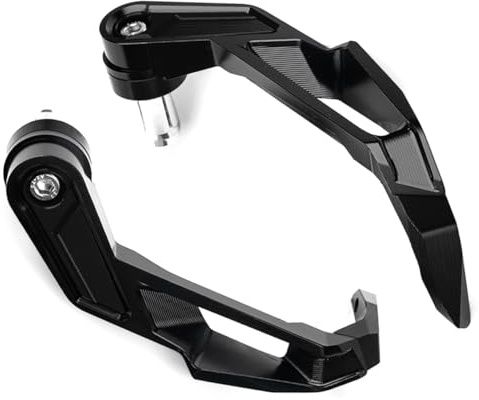 Kompatibel mit DUKE 390 200 790 250 690 1290 Super Duke R RC390 Handschutz | Für DUKE 125 890 690 1290 SDR RC250 Motorrad Zubehör Lenker Bremsschutz Aluminium Motorrad Kupplungshebel Protector (Schwarz)