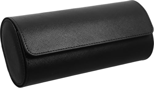 Healifty Uhrenbox 3 Uhren – Elegante Uhrenrolle aus PU-Leder mit weichem Microfaser-Innenfutter, Tragbare Watch Travel Case & Watch Box Case, Hochwertige Uhrenaufbewahrung für Reise oder als Geschenk