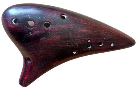 Conjunto Instrumentos Ocarina Ocarina C De Bajo Vintage 12 Agujeros (instrumento Grande)