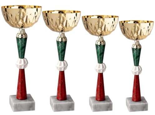 Hole Gadget Coppa Trofeo Personalizzabile Economica in Metallo Varie Misure Calcio, Fantacalcio, Tennis, Padel, Basket Premiazioni Sportive ed Eventi con Targhetta Personalizzata cod 12.251