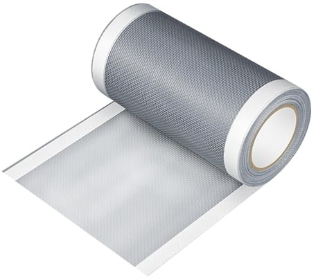 Generico Nastro Riparazione Zanzariera – PE Tagliabile | Rete Adesiva Impermeabile | Kit Di Toppe Per Finestre, Striscia Fissaggio Maglia Anti-Insetti, Porte, Manutenzione Casa E Giardino
